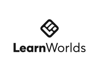 LearnWorlds logo – online course platform for yoga teachers