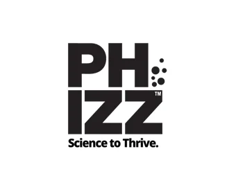 Phizz logo – electrolyte hydration tablets with added vitamins