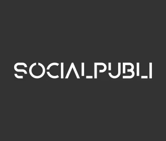 SocialPubli logo – influencer platform for yoga creators and brand collaborations