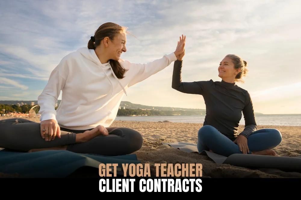 Yoga teacher client contracts to protect your business and set clear expectations